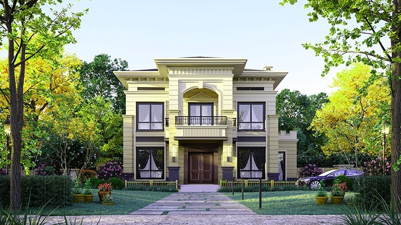 湛江中式合院住宅，开放庭院与邻里乡亲更亲近